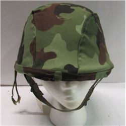 Yugoslavia M-89 Helmet W/ Cover, Liner  Chinstrap
