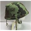 Image 4 : Yugoslavia M-89 Helmet W/ Cover, Liner  Chinstrap