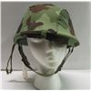 Image 5 : Yugoslavia M-89 Helmet W/ Cover, Liner  Chinstrap