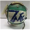 Image 5 : Canvas Flight Helmet With Attached Goggles