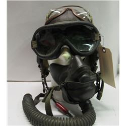WWII Us Army Air Force Type A11 Pilot Helmet