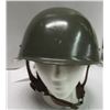 Image 1 : Steel Combat Helmet W/ Leather Liner  Chinstrap