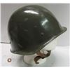 Image 4 : Steel Combat Helmet W/ Leather Liner  Chinstrap