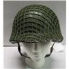 Image 1 : Helmet And Liner With Netting And Chinstrap