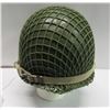 Image 3 : Helmet And Liner With Netting And Chinstrap