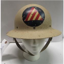 Vintage 1942 WWII U.S.  Army Steel Helmet