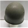 Image 3 : Vintage Army Helmet Metal Military Battle Green
