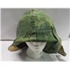 Image 1 : Metal Combat Helmet With Camoflauge Cover