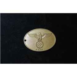 German Warrant Disc Geheime Staatspolizei