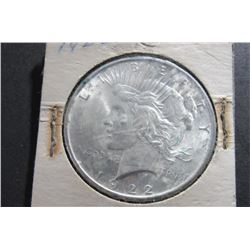 1922 Morgan Silver Dollar