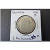 Image 1 : 1939-B Germany Third Reich 5 Marks Silver Coin
