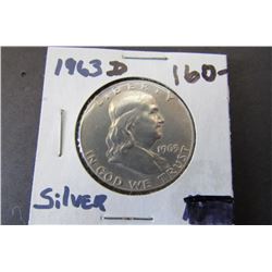 1963-D Silver Half Dollar