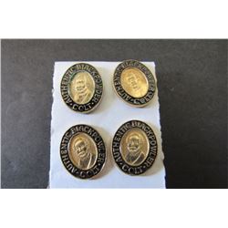 (4) Authentic Black Powder Colt Tac Pins