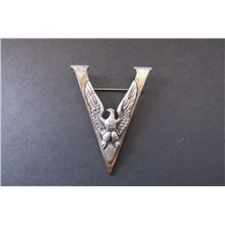WWII Victory Pin, Sterling Silver
