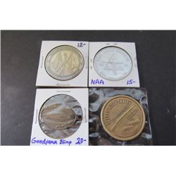 (4) Collector Medallions