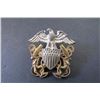 Image 1 : USN Officer's Overseas Cap Badge