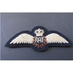Royal Air Force Pilot Wings Queen's Crown