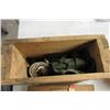Image 3 : Wooden Ammo Box With Contents