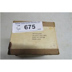 3 Boxes Of 45 Long Colt Swc Bullets