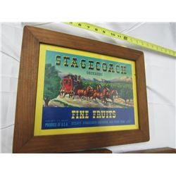 3pc Wooden Framed Wall Art