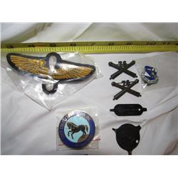 Group Of Misc Pins  Medal Set Kuwait Liberation