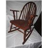Image 1 : Mismatched Oak Windsor Rocking Chair  Kitchen