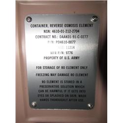 Army Reverse Osmosis Element Container