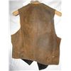 Image 5 : 2 Men's Leather Vests Size Large