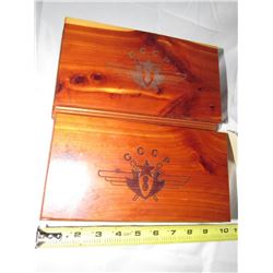 CCCP Cedar Trinket Boxes