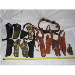 Group Lot Of Holsters  Belts