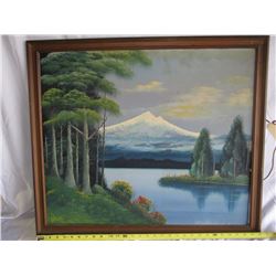 Large Framed Oil On Board, Sullivan