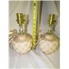 Image 2 : 2pc Vintage Glass Lamps