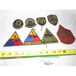 Group Of 8 Military  Misc Patches