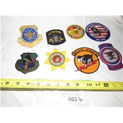 Group Of 8 Military  Misc Patches