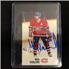 Image 1 : MATS NASLUND SIGNED HOCKEY CARD