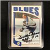 Image 1 : DICKIE MOORE SIGNED VINTAGE HOCKEY CARD