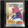 Image 1 : GUY LAFLEUR SIGNED VINTAGE HOCKEY CARD