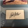 Image 2 : BOB FELLER SIGNED INDEX CARD PHOTO FRAMED DISPLAY