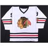 Image 2 : BOBBY HULL SIGNED BLACK HAWKS JERSEY (JSA COA)