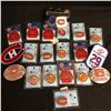 Image 1 : MONTREAL CANADIENS FAN SOUVENIR LOT (BUCKLES, PINS...)