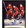 Image 1 : SID ABEL & TED LINDSAY SIGNED 8X10 PHOTO