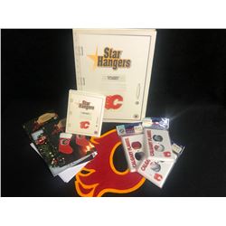 CALGARY FLAMES FAN SOUVENIR LOT