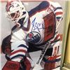 Image 2 : EDMONTON OILERS STAR HANGER W/ GRANT FUHR SIGNED 8X10