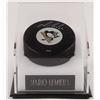 Image 1 : MARIO LEMIEUX SIGNED PENGUINS HOCKEY PUCK