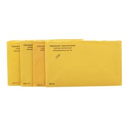 Lot of 1961-1964 (5) Coin Proof Sets in Envelopes