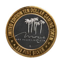 .999 Silver Mirage Las Vegas Nevada $10 Casino Limited Edition Gaming Token