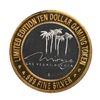 Image 1 : .999 Silver Mirage Las Vegas Nevada $10 Casino Limited Edition Gaming Token