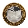 Image 2 : .999 Silver Mirage Las Vegas Nevada $10 Casino Limited Edition Gaming Token