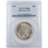 Image 1 : 1921 Missouri 2 x 4 Centennial Commemorative Half Dollar Silver Coin PCGS MS64