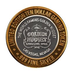 .999 Silver Golden Nugget Las Vegas $10 Limited Edition Casino Gaming Token